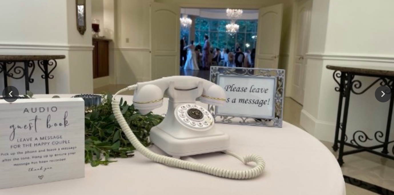Photo Booths of Dallas Audio Guest Book