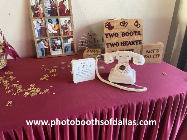 Photo Booths of Dallas Audio Guest Book event photo 9