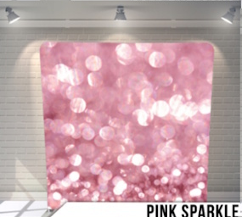 Pink Sparkle photo booth backdrop
