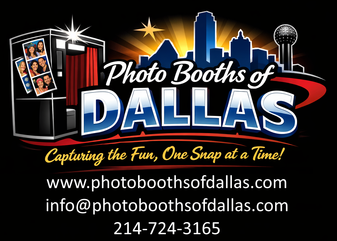 Guests enjoying a corporate photo booth in Dallas